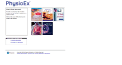 Desktop Screenshot of physioex.pearsoncmg.com